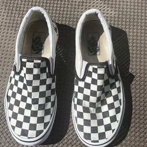 Vans slip on shoes men’s 5.5 , women’s 7